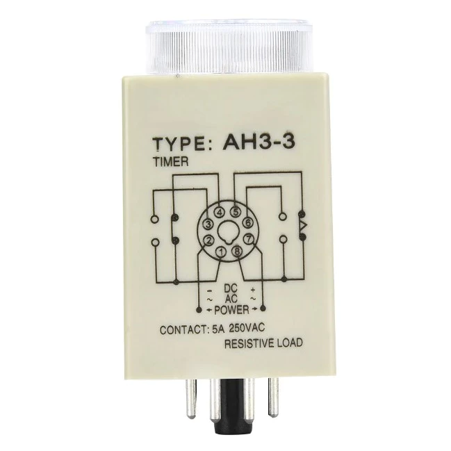 CKC Timer AH3-3 220V ไทม์เมอร์ ฟรีซ็อกเก็ต ช่วงเวลา 30 นาที Delay-ON Delay-OFF