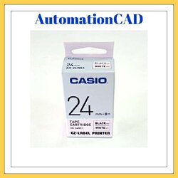 EZ-LABEL CASIO 24mm. สำหรับ เครื่องพิมพ์ฉลาก KL-Series CASIO PRINTER LABEL