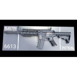 🔥ลูกค้าสามารถดูสินค้าทั้งหมดจาก แอด id Line:@bkkboy (ใส่ @ นำหน้าด้วยนะครับ) 🔥 New.Golden eagle “ปืนไฟฟ้า พร้อมแบตเตอรี่ที่ชาร์จ” ( บอดี้พลาสติก abs อย่างดี ) F6604 (M4A1) 5,600 F6613 (M4system) 5,700 F6624 (M4cqb) 5,800 F6625 (stubby) 5,9