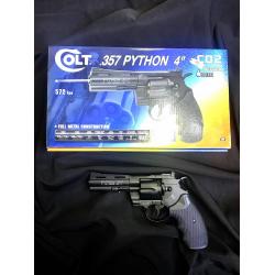 New !!! Python Full Metal .357 Magnum High Power Airsoft CO2 Revolver by Cybergun (Length: 4") https://youtu.be/NZ6PtEeIU4k Features: - Full metal construction - 6 revolver shells included - Double-action revolver trigger - Fixed front sight - Adjust