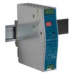 พาวเวอร์ซัพพลาย NDR-75-12 MEANWELL 6.3A 12VDC POWER SUPPLY NDR