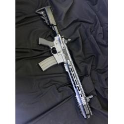 EMG Salient Arms Licensed SAI GBB Kit for Marui MWS (Short) Suitable for Tokyo Marui MWS Series Airsoft Gas Blow Back GBB Rifle Package Include: Guns Modify CNC Aluminum Body (Cerakote) Short Railed Handguard with SAI QD System For Tool-less Rail Changes 
