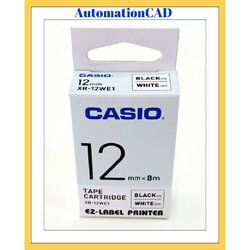 XR12-WE1 CASIO 12mm. เครื่องพิมพ์ฉลาก KL-Series CASIO PRINTER LABEL XR12WE