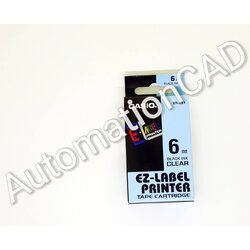 EZ-LABEL CASIO 6mm. สำหรับ เครื่องพิมพ์ฉลาก KL-Series CASIO PRINTER LABEL