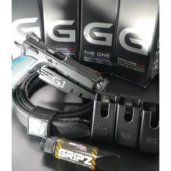 ชุดซองปืน IPSC GHOST มีซองปืน Ghost The one ซองแม็ก 3ตัว เข็มขัดAA มี 1. CZ แช์โด 1/2 และ TS สีดำ แดง 2 .BUL /1911/2011มี สี แดง น้ำเงิน ดำ 3 GHOST Glock 17 19 34 23 22 มีแต่ สีดำ