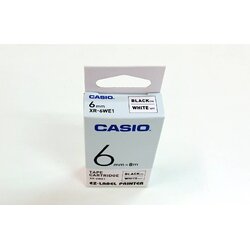 EZ-LABEL CASIO 6mm. สำหรับ เครื่องพิมพ์ฉลาก KL-Series CASIO PRINTER LABEL