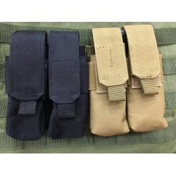 New.ซองแม็คคู่ปืนสั้น ใส่แม็กปืนสั้นได้ทุกรุ่น สีดำ สีทราย ราคาพิเศษ