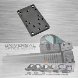 Glock Universal mount Adapter plate สำหรับติด Dot สำหรับ Glock ทุกรุ่น ยกเว้น G42, G43 ใช้ได้กับ Dot ทั่วไปในท้องตลาด ขนาดบาง เพียง 0.3 mm มาพร้อมกับชุดน๊อต สกรู ติดตั้งสะดวก ราคาส่ง 1,500 บาท