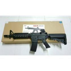 New.E&C M4 CQB ปืนยาวไฟฟ้า (ตระกูลM4) JR Custom Gen.2 เวอร์ชั่น JR Custom เจนทูหรือเจนสองคือ ปืนที่ทำการอัพเกรดอุปกรณ์ภายในมาจากโรงงาน อุปกรณ์ที่ทางโรงงานอัพเกรดมาได้แก่ -ลูกสูบฟันเหล็กจากโรงงาน เหนียว ทน -บูทแบริ่ง8มม อย่างดี จากโรงงาน ทน แน่นอ ราคาพิเศษ