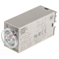 ไทม์เมอร์รีเลย์ OMRON 2 คอนแทค H3YN-2 Timer (1s/10s/1min/10min) 200-230VAC