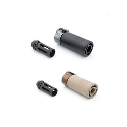 เก็บเสียง+ปลอกลดแสง ยี่ห้อ Surefire รุ่น Warden 3.5” คุณสมบัติ : #ผลิตจากโลหะเนื้อหนา #เกรียว 14ซ้าย (สำหรับปืนบีบีกันเท่านั้น) #ถอดประกอบง่าย ติดตั้งง่าย #ที่เก็บเสียงสามารถถอดออกเหลือแต่ปลอกลดแสงได้ #ที่เก็บเสียงออกแบบมาให้ถอดเข้า-ออกจากปลอดลดแสงได้ง่าย