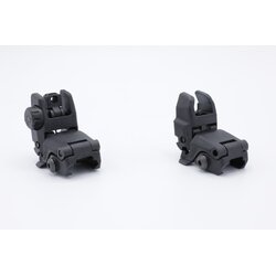 ศูนย์หน้า-หลังพับได้แบบพลาสติก ยี่ห้อ Magpul รุ่น MBUS คุณสมบัติ : #วัสดุทำจากโพลิเมอร์ #น้ำหนักเบา #สามารถพับเก็บได้ #รับแรงรีคอยได้