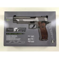 New.Cybergun SigSauer X-Five CO2 Pistol (Silver) [CY-CO2-P226-X-FIVE-SV] ราคาพิเศษ