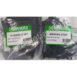 เข็มขัด ใส่ปลอก PVC TUBE MS-100 MARKER STRIP 100mm. BANDEX
