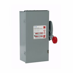 Safety Switches EATON เซฟตี้สวิทช์ 60A 3-Phase แบบใส่ฟิวส์ได้ OUTDOOR