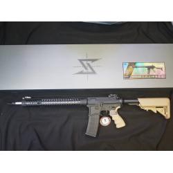 🔥ลูกค้าสามารถดูสินค้าทั้งหมดจาก แอด id Line:@bkkboy (ใส่ @ นำหน้าด้วยนะครับ) 🔥 New.ELECTRIC RIFLE AR-15 SBR8 [BLACK/two-tone] G2 SYSTEM EMG SEEKINS PRECISION G&G (TGR-015-BR8-BNB-NCM) Pice: 1x,xxx Baht ✅ จำหน่ายอุปกรณ์ยุทธวิธีทุกชนิ