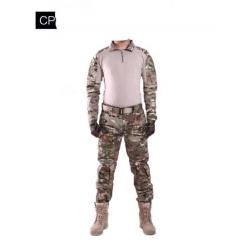 New.สีดำผู้ชายกองทัพทหารปืนเพนท์บอลยิงต่อสู้ Gen2 ยุทธวิธีกางเกงเสื้อที่มีแผ่นข้อศอกหัวเข่า สีดำ / ลายดิจิตอลทราย / ลายมัลติแคม / ลายดิจิตอลเขียว ไซร์ S / M / L / XL ราคาพิเศษ