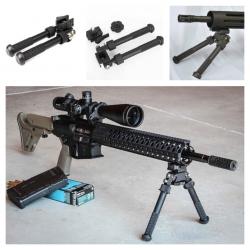 ขาทราย Atlas มาพร้อมขาจับราง20mm.ปลดไว ขาทราย ยืดได้ยาวสุด 9.5” ปรับองศาขาทรายได้5ระดับ และ หมุนได้360องศา