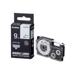 NAME LAND CASIO 9mm. สำหรับ เครื่องพิมพ์ฉลาก KL-Series CASIO PRINTER LABEL