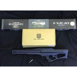 New Product ! VSR10 SNP Advanced Kit-Black SRU VSR10 Advanced kit for Marui G Spec and Standard version * Only fit the orginial standard trigger. Pice: 18,900 baht
