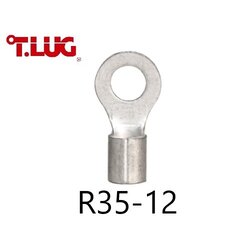 หางปลากลมเปลือย R35-12 TLUG ใช้กับสาย 35 sq.mm (20 ชิ้น/ห่อ)