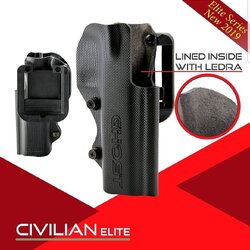 ซอง ghost สำหรับยิงแข่ง IDPA มีทั้งซ้ายและขวา มี CZ แชร์โด 1และ2 ทราโฟ สต๊อก 1 2 3 BUL STI CK SVและ 1911 แบบมีรางและรางเต็ม ในรูปแบบ 2011 GLOCK 17 22 19 23 และ34 1911 5นิ้ว