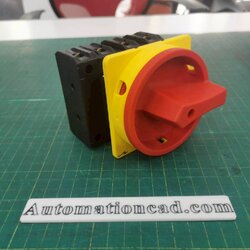 สวิตช์หลัก EATON P3-63/EA/SVB/N 63A 30kW IP65 Main Switch 3P+N Pole Flush Mount Isolator Switch