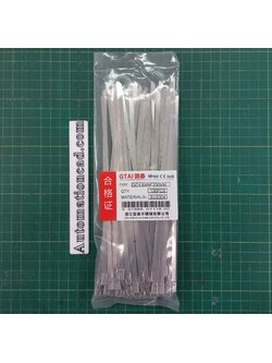 เคเบิ้ลไทร์สแตนเลส TIGER 8 นิ้ว (1 ถุง / 100 เส้น) CABLE TIE Stainless