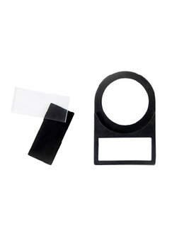 เนมเพลท ป้ายชื่อปุ่มกด Nameplate 25mm. อักษร 1 แถว