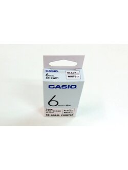 EZ-LABEL CASIO 6mm. สำหรับ เครื่องพิมพ์ฉลาก KL-Series CASIO PRINTER LABEL