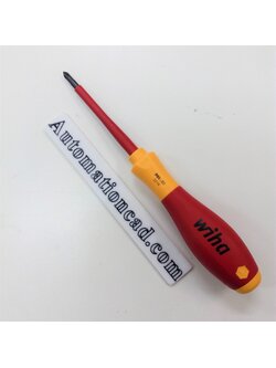 ไขควงแฉกหุ้มฉนวน PH1 x 80mm. WIHA ใช้ขัน SOCKET RELAY - SCREWDRIVER