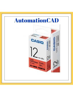 EZ-LABEL CASIO 12mm. สำหรับ เครื่องพิมพ์ฉลาก KL-Series CASIO PRINTER LABEL