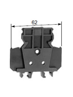 END PLATE Terminal IDEC เทอร์มินอล IDEC BNDE15LW ราคาต่อตัว ตัวละ 33 บาท