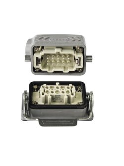 CONNECTOR SET ครบชุด 10PINS ปลั๊ก 10 ขา 1LOCK 500V 16AMP
