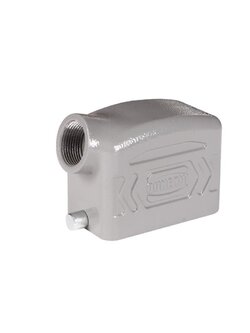 HOOD H10B-SK-2G สายออกข้าง 2 ขา Lock เปลือก CONNECTOR ปลั๊ก สัญญาณ อุตสาหกรรม - SOCKET