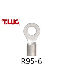 *(ใช้ CL95-6) หางปลากลมเปลือย R95-6 TLUG ใช้กับสาย 95 sq.mm (10 ชิ้น/ห่อ)