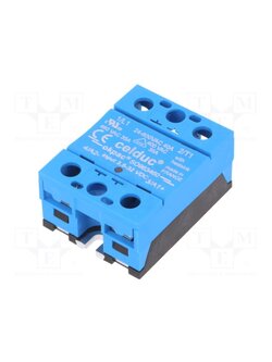 โซลิดสเตต 35A 600VAC input 3.5-32VDC SOLID STATE RELAY CELDUC รุ่น SO963460
