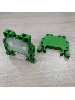 เทอร์มินอล ออนก้า 24A ใช้กับสายขนาด 2.5mm² ONKA-1019 Scewed terminal Green 1010019 MRK Series