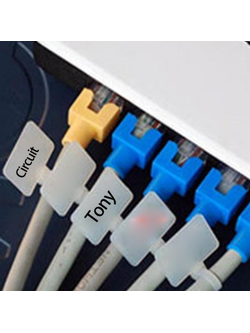 Cable Tag + Cable Tie ในตัว ป้ายสายไฟพร้อมเคเบิ้ลไทร์ 250 เส้น