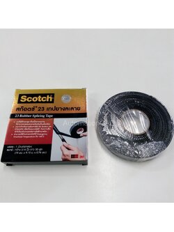 เทปยางละลาย 3M Scotch 23 Rubber Splicing Tape เทปพันสายไฟ