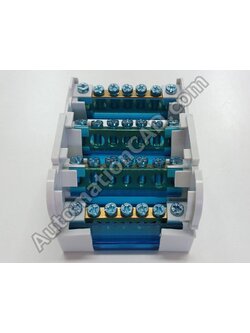 BAR กระจายไฟฟ้า 4 แถว 7 ช่อง Power BAR ต่อสายไฟฟ้า Power Distribution BOX