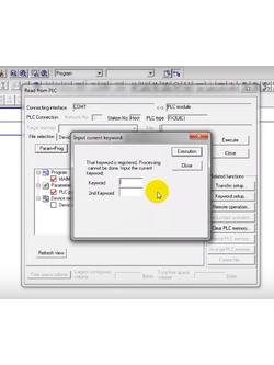แก้พาสเวิร์ด CRACK PASSWORD Mitsubishi FX3U LEVEL 2