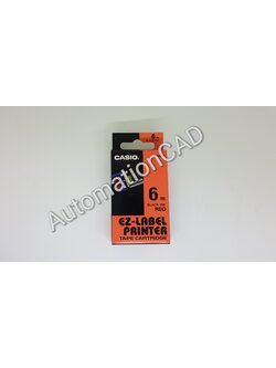 EZ-LABEL CASIO 6mm. สำหรับ เครื่องพิมพ์ฉลาก KL-Series CASIO PRINTER LABEL