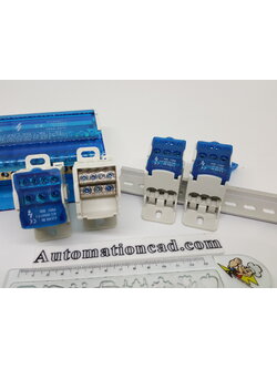 BAR กระจายไฟฟ้า 80A แบบเดี่ยว มีฝาปิด น่าใช้