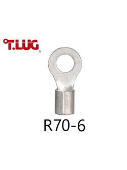 *(ใช้ CL70-6 แทน) หางปลากลมเปลือย R70-6 TLUG ใช้กับสาย 70 sq.mm (20 ชิ้น/ห่อ)