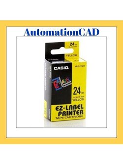 EZ-LABEL CASIO 24mm. สำหรับ เครื่องพิมพ์ฉลาก KL-Series CASIO PRINTER LABEL