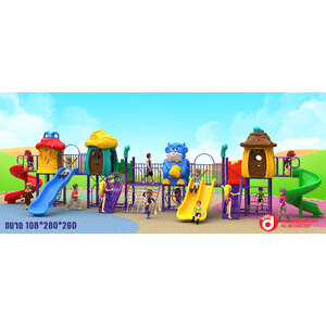 เครื่องเล่นสนามกลางแจ้ง เครื่องเล่นสนามชุดป้อมปราการยัก