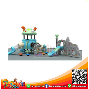 เครื่องเล่นสนาม ชุดอุโมงค์ปีนป่ายกระต่ายน้อย