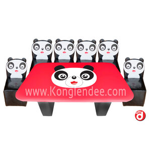 ชุดโต๊ะครอบครัวแพนด้า