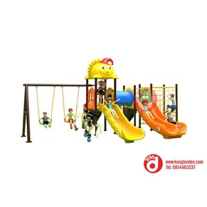 เครื่องเล่นสนาม ชุดปีนป่ายชิงช้าสไลด์
